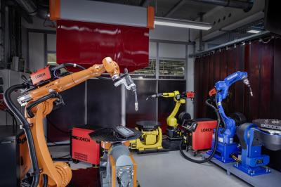 Lorch Robotics mit LMR2 Robotics-Brennersystem