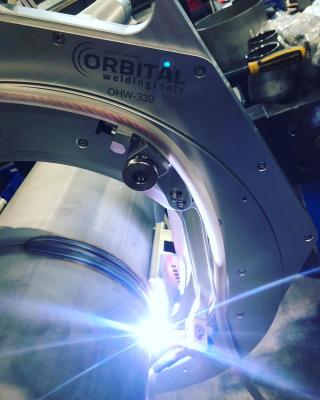 Beispielfoto Orbitalschweißnaht