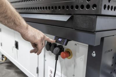 Schweißtisch multi4flex_Höhenverstellung per Handschalter