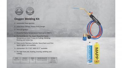 Oxygen welding kit
