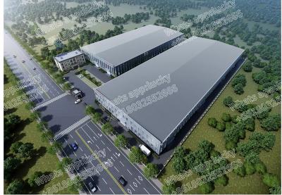 Aerial view of the factory