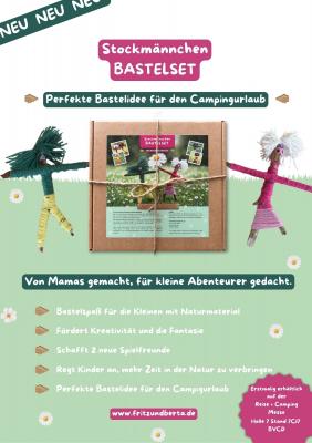Stockmännchen Bastelset von Fritz & Berta