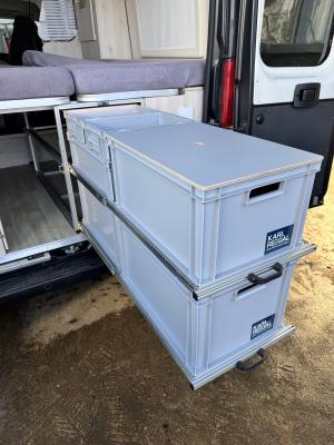 Auszugsregal für Kastenwagen