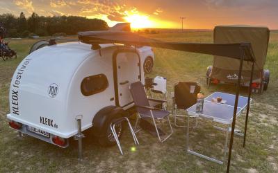 Kleox Camping Sonnenuntergang