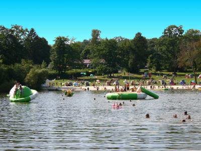 Aquapark und Sandstrand